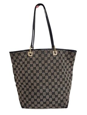 Gucci GG Monogram Canvas Tote Shoulder Bag